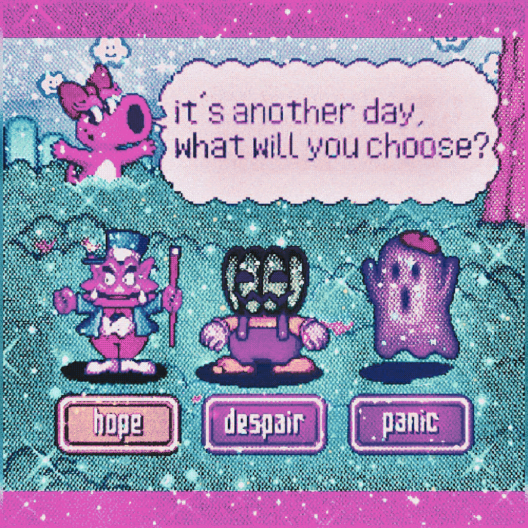 it's another day, what will you choose?