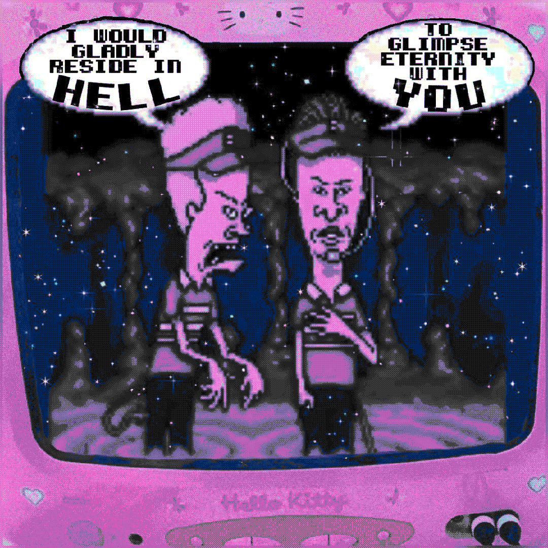 i would gladly reside in hell to glimpse eternity with you