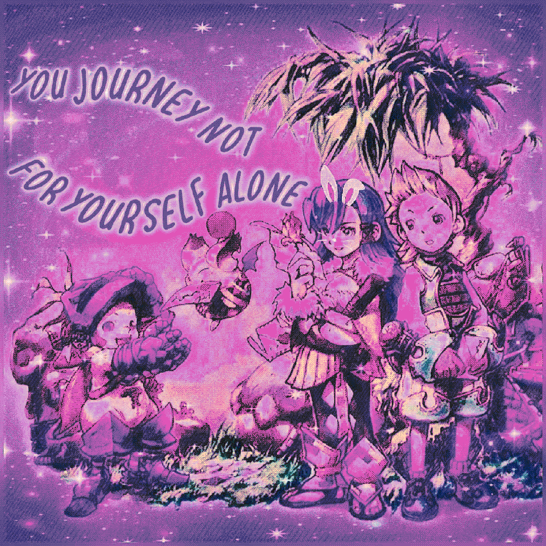 you journey not for yourself alone