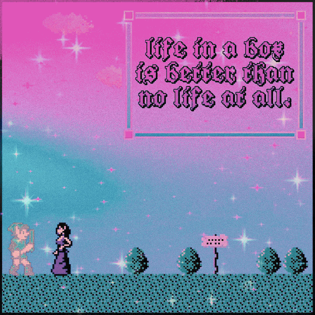 life in a box is better than no life at all.