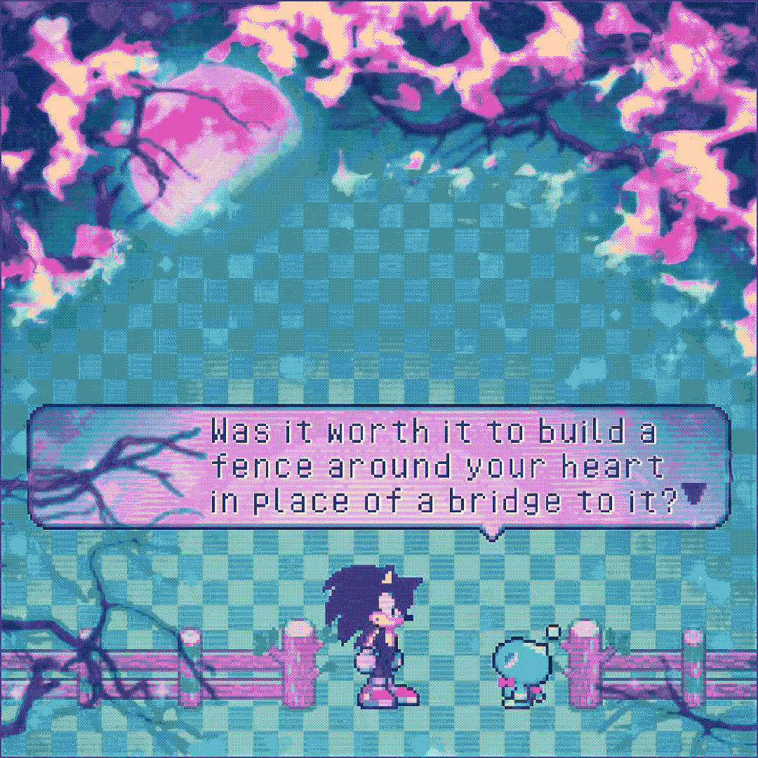 was it worth it to build a fence around your heart in place of a bridge to it?