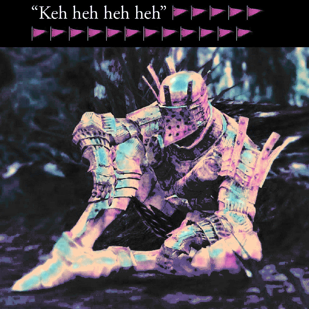 “keh heh heh heh”