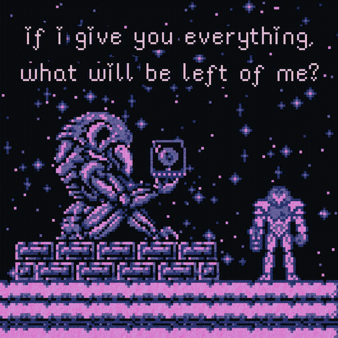 if i give you everything, what will be left of me?