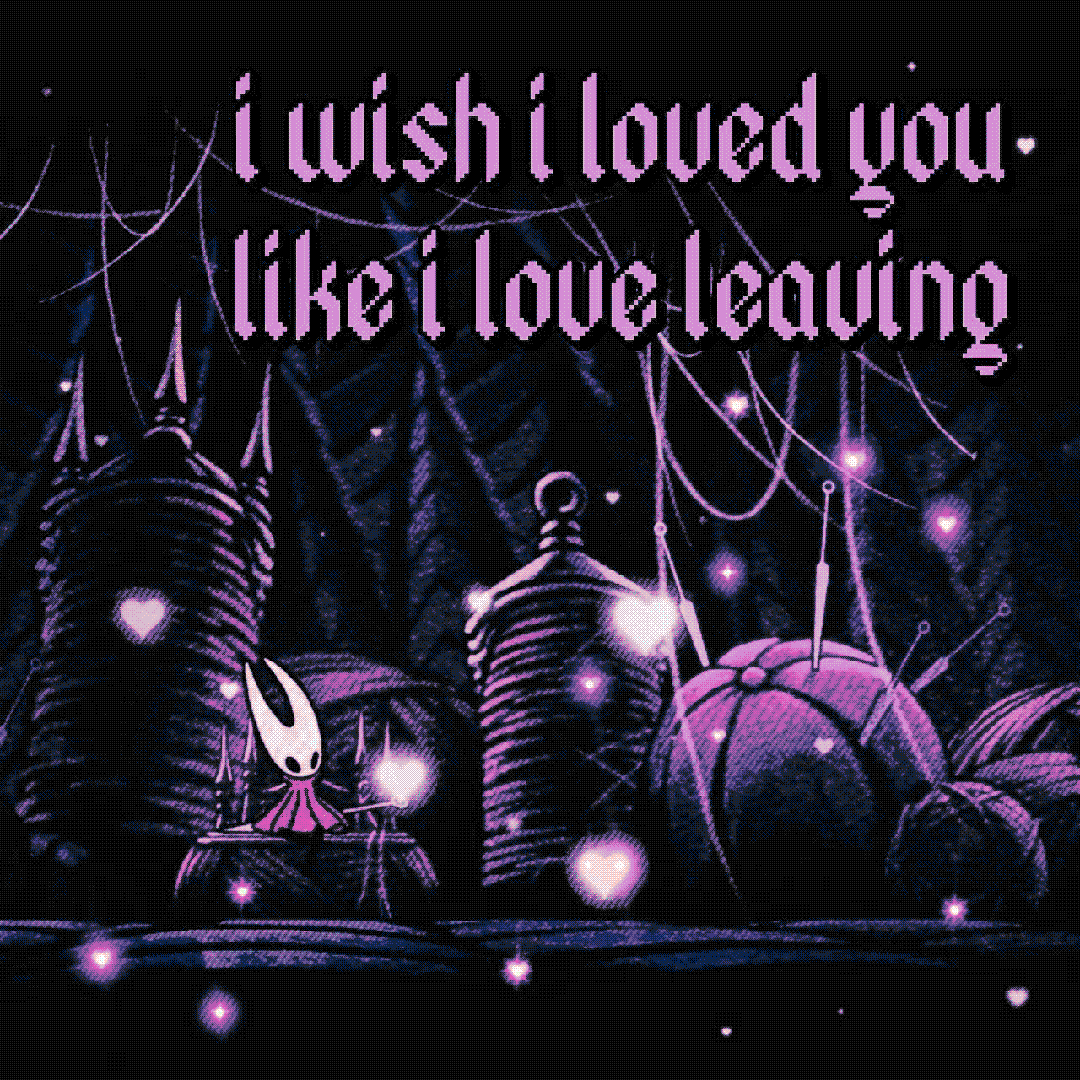i wish i loved you like i love leaving