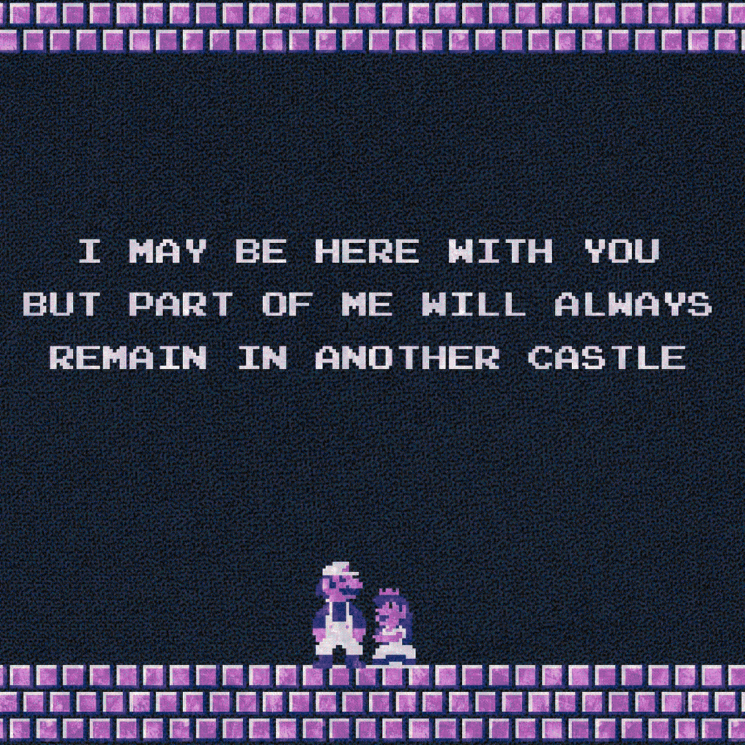 i may be here with you but part of me will always remain in another castle