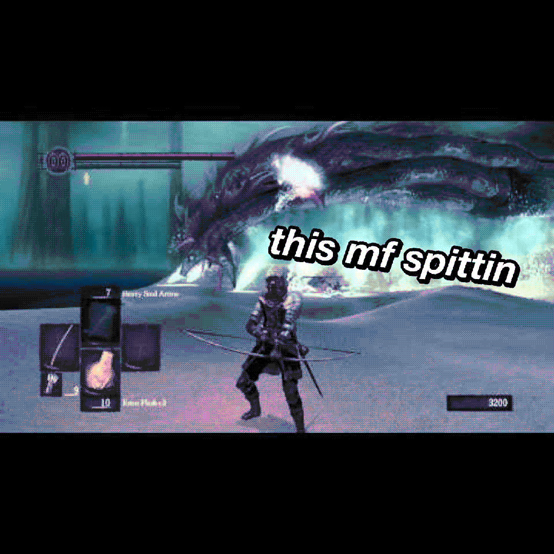 this mf spittin