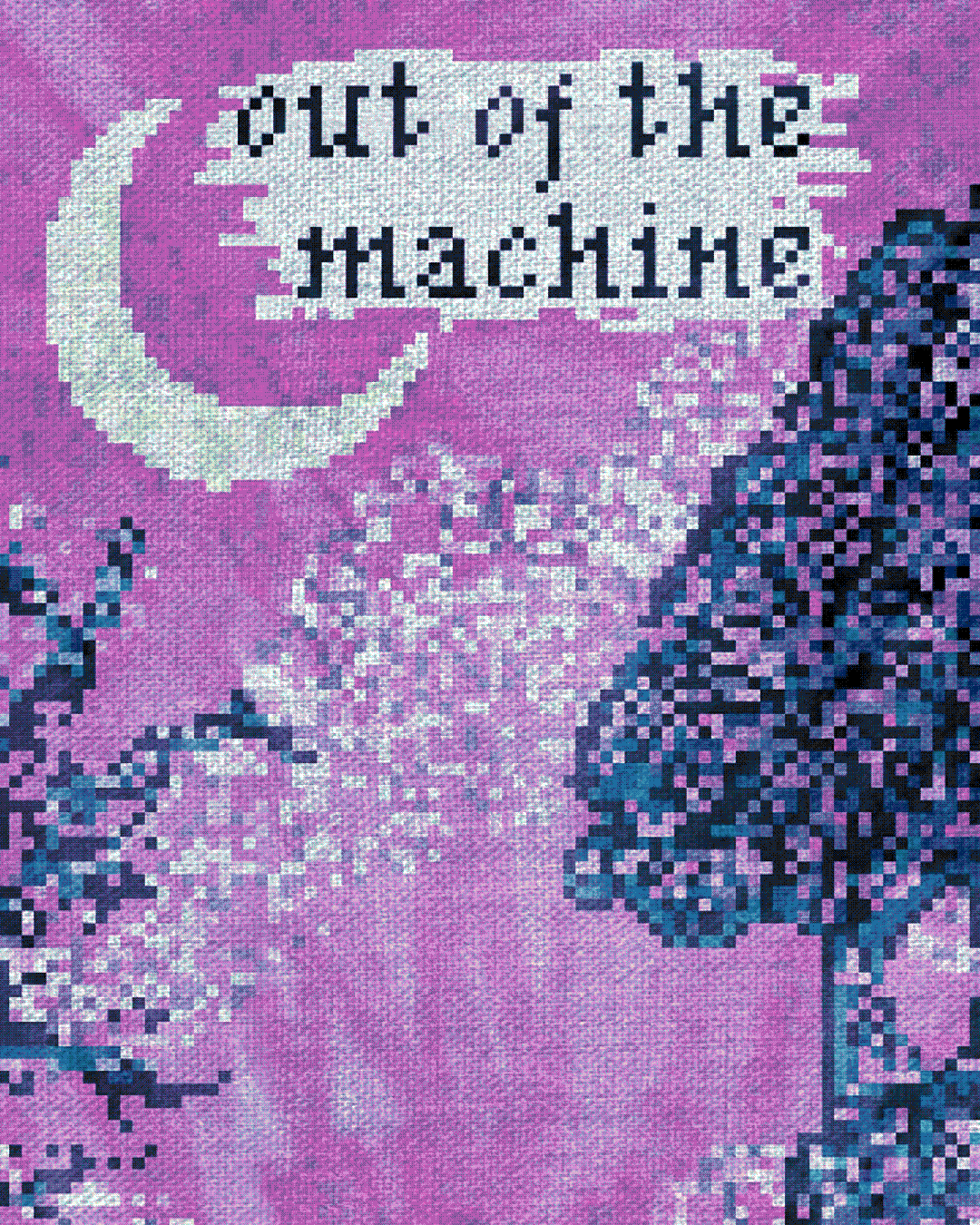out of the machine