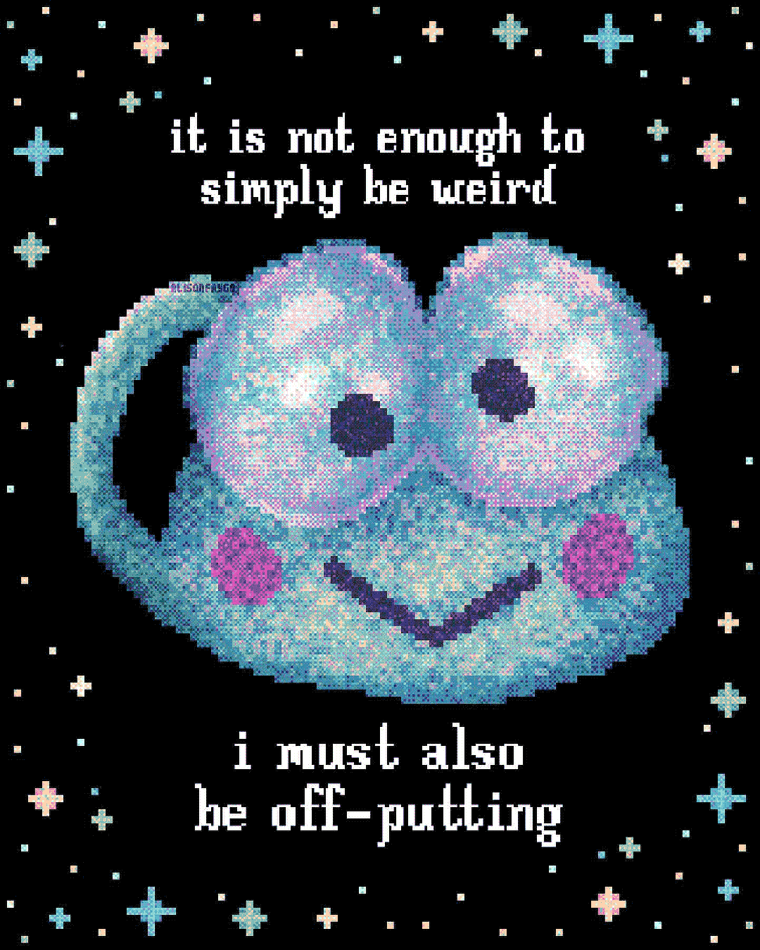 it is not enough to simply be weird i must also be off-putting